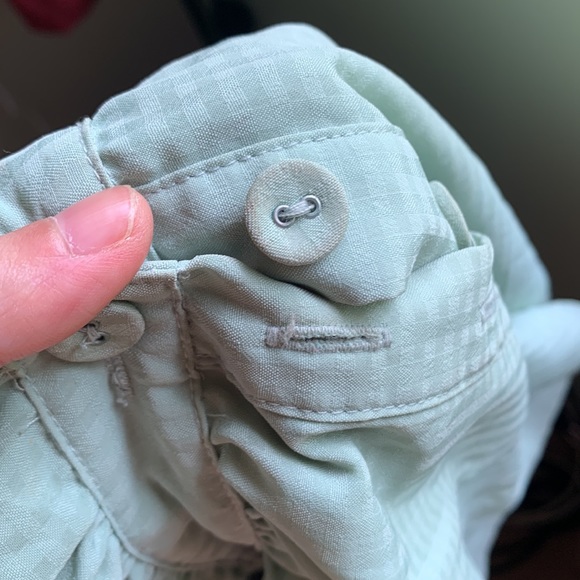 Urban Outfitters Mint checkered deep V romper XS - Picture 7 of 9